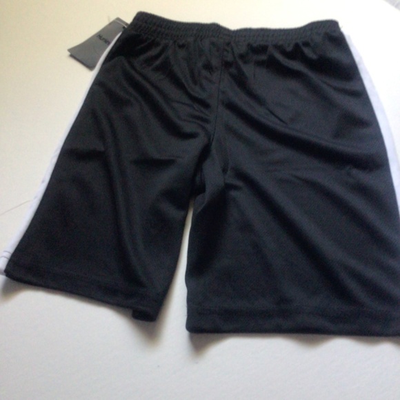 Gym Shorts!! Hurley Kids Black Athletic Shorts with White Stripe Size 7 - Picture 3 of 8